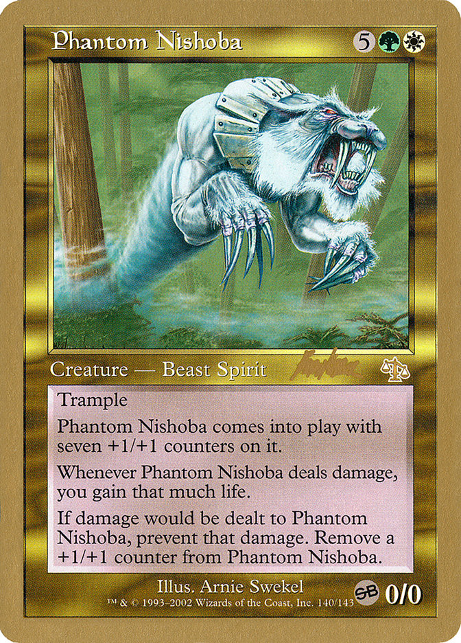 Phantom Nishoba (Brian Kibler) (SB) [World Championship Decks 2002] | Exor Games New Glasgow