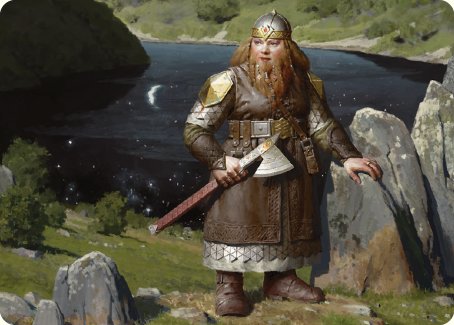 Mirrormere Guardian Art Card [The Lord of the Rings: Tales of Middle-earth Art Series] | Exor Games New Glasgow