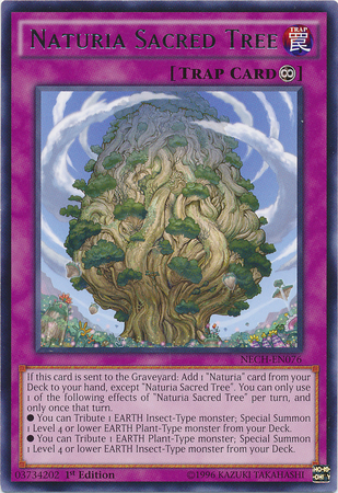 Naturia Sacred Tree [NECH-EN076] Rare | Exor Games New Glasgow