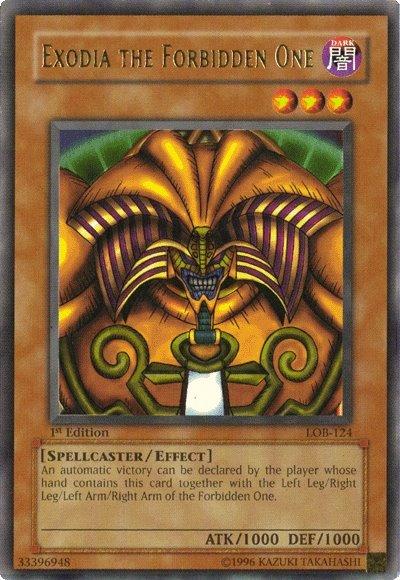 Exodia the Forbidden One [LOB-124] Ultra Rare | Exor Games New Glasgow