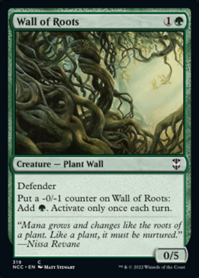 Wall of Roots [Streets of New Capenna Commander] | Exor Games New Glasgow