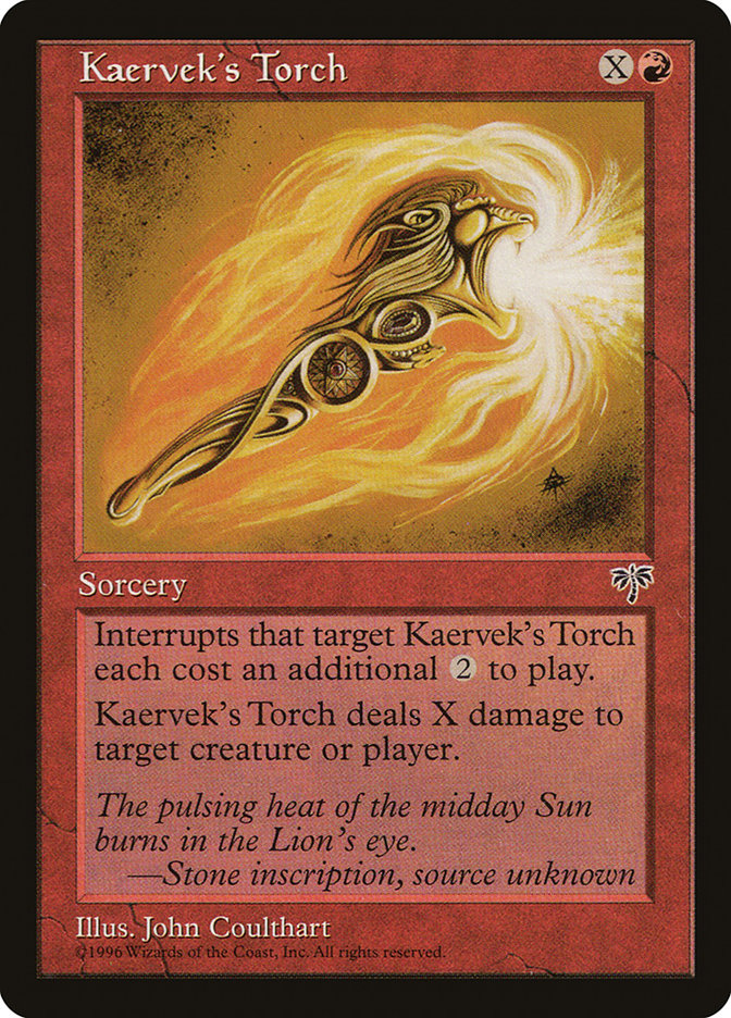 Kaervek's Torch [Mirage] | Exor Games New Glasgow