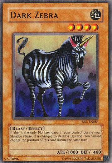 Dark Zebra [SRL-EN084] Common | Exor Games New Glasgow