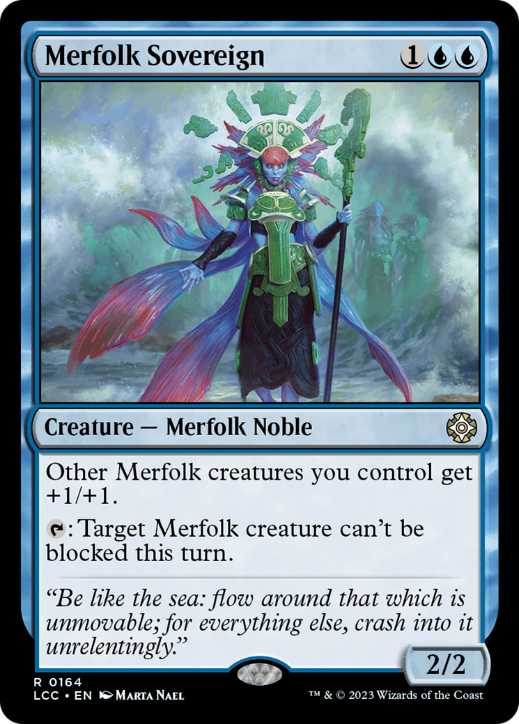 Merfolk Sovereign [The Lost Caverns of Ixalan Commander] | Exor Games New Glasgow