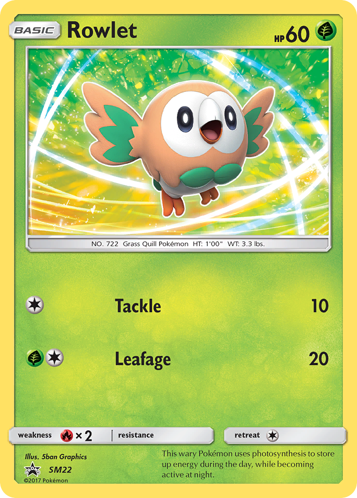 Rowlet (SM22) [Sun & Moon: Black Star Promos] | Exor Games New Glasgow