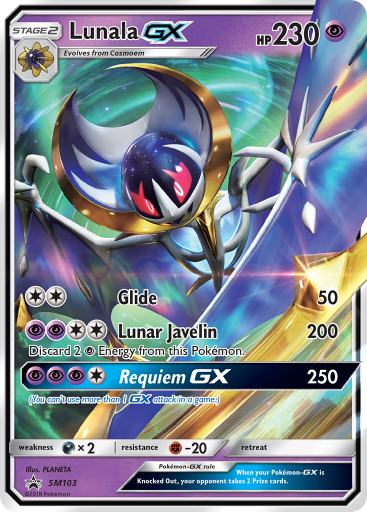 Lunala GX (SM103) [Sun & Moon: Black Star Promos] | Exor Games New Glasgow