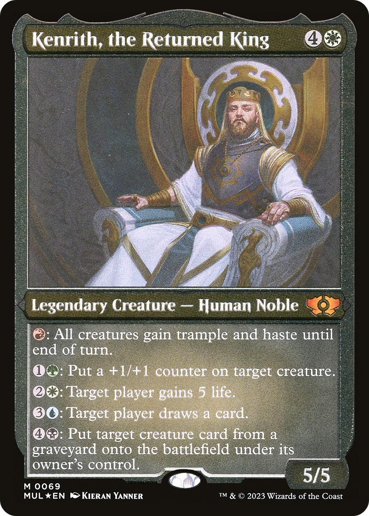 Kenrith, the Returned King (Foil Etched) [Multiverse Legends] | Exor Games New Glasgow