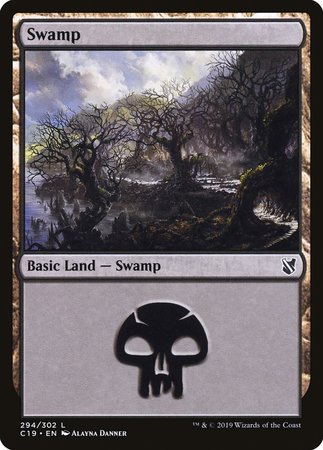 Swamp (294) [Commander 2019] | Exor Games New Glasgow