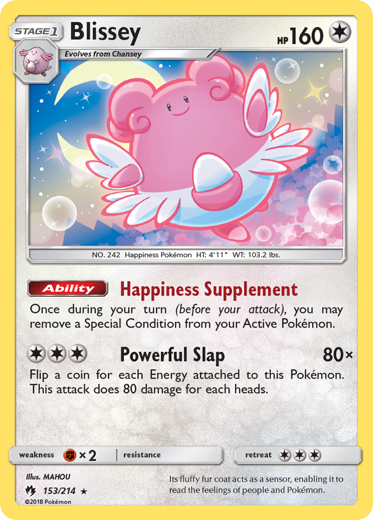 Blissey (153/214) [Sun & Moon: Lost Thunder] | Exor Games New Glasgow