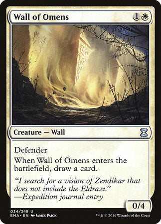 Wall of Omens [Eternal Masters] | Exor Games New Glasgow