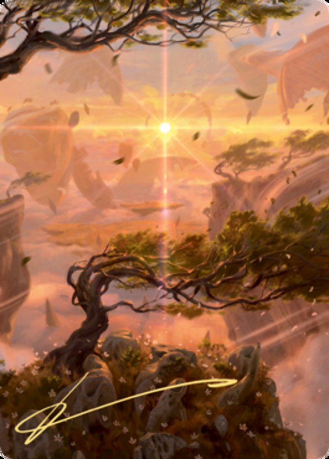 Windswept Heath Art Card (Gold-Stamped Signature) [Zendikar Rising Art Series] | Exor Games New Glasgow