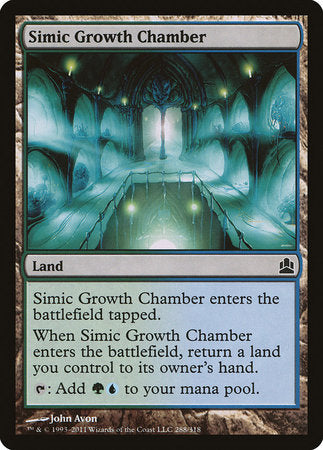 Simic Growth Chamber [Commander 2011] | Exor Games New Glasgow