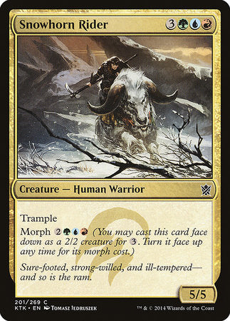 Snowhorn Rider [Khans of Tarkir] | Exor Games New Glasgow