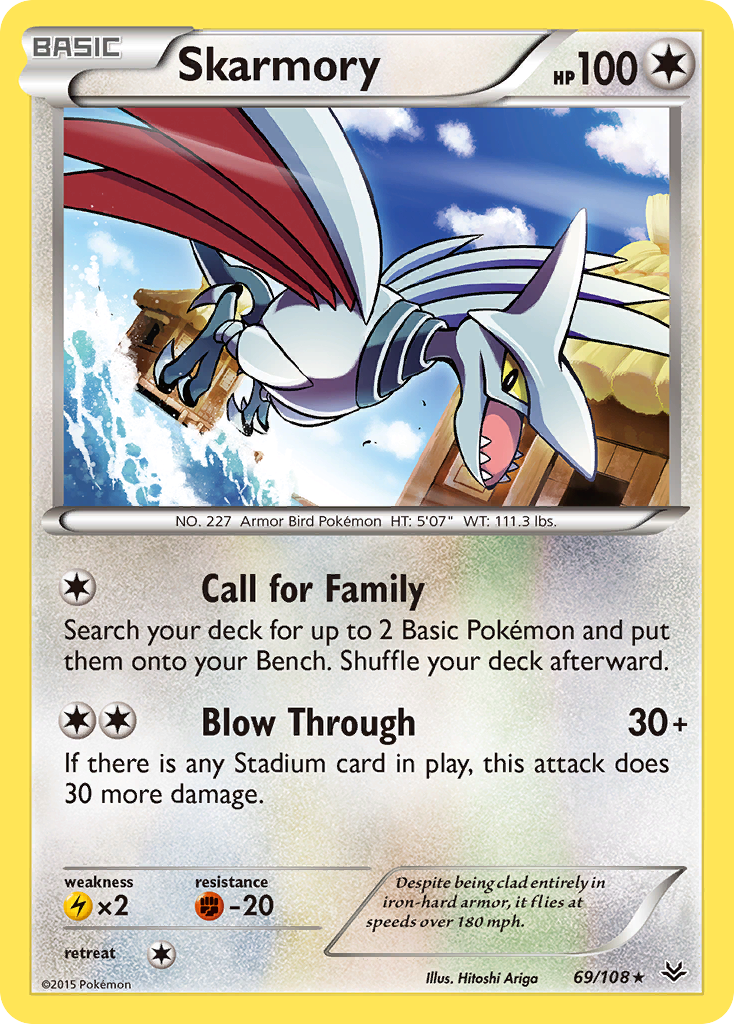 Skarmory (69/108) [XY: Roaring Skies] | Exor Games New Glasgow