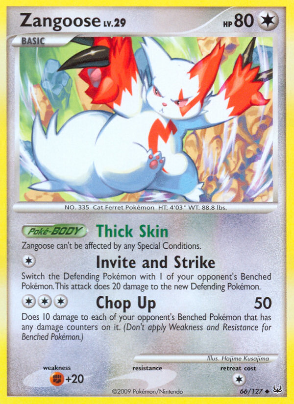 Zangoose (66/127) [Platinum: Base Set] | Exor Games New Glasgow