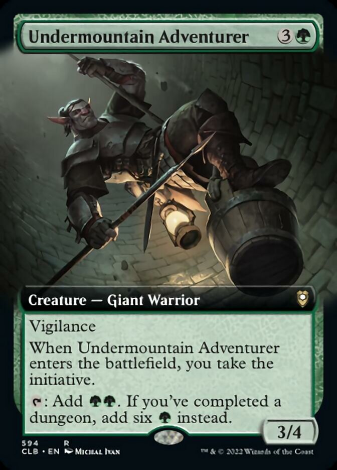 Undermountain Adventurer (Extended Art) [Commander Legends: Battle for Baldur's Gate] | Exor Games New Glasgow