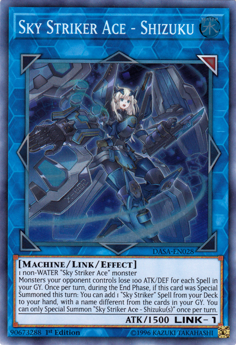 Sky Striker Ace - Shizuku [DASA-EN028] Super Rare | Exor Games New Glasgow