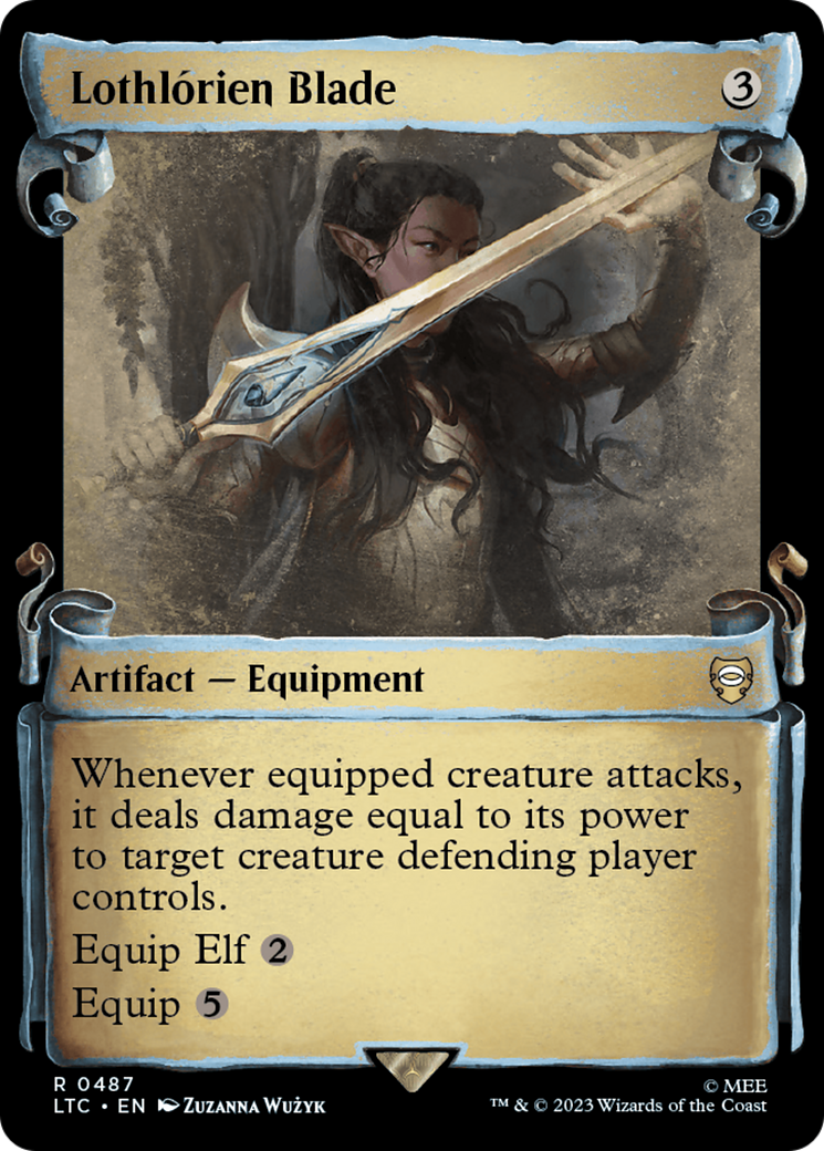 Lothlorien Blade [The Lord of the Rings: Tales of Middle-Earth Commander Showcase Scrolls] | Exor Games New Glasgow