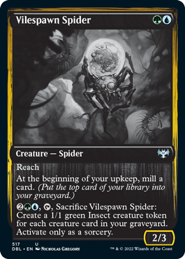 Vilespawn Spider [Innistrad: Double Feature] | Exor Games New Glasgow