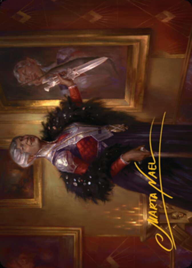 Evelyn, the Covetous Art Card (Gold-Stamped Signature) [Streets of New Capenna Art Series] | Exor Games New Glasgow