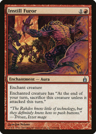 Instill Furor [Ravnica: City of Guilds] | Exor Games New Glasgow