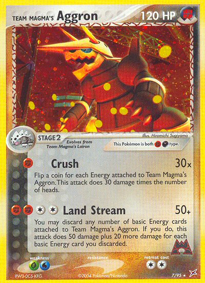 Team Magma's Aggron (7/95) [EX: Team Magma vs Team Aqua] | Exor Games New Glasgow