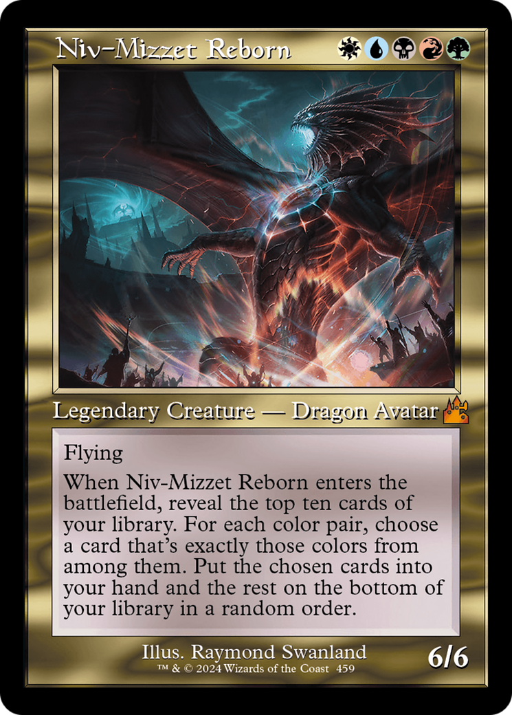 Niv-Mizzet Reborn (Retro Frame) [Ravnica Remastered] | Exor Games New Glasgow