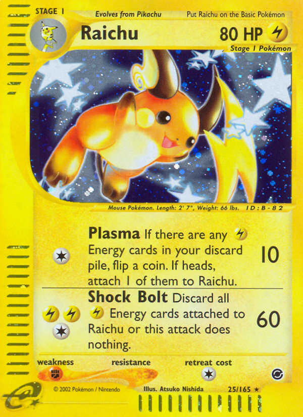 Raichu (25/165) [Expedition: Base Set] | Exor Games New Glasgow