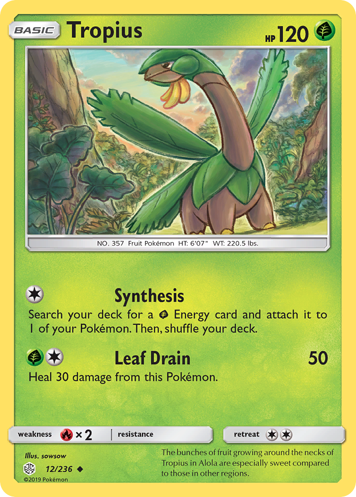 Tropius (12/236) [Sun & Moon: Cosmic Eclipse] | Exor Games New Glasgow