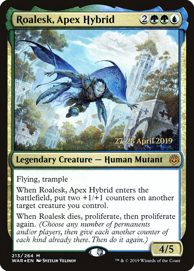 Roalesk, Apex Hybrid  [War of the Spark Prerelease Promos] | Exor Games New Glasgow