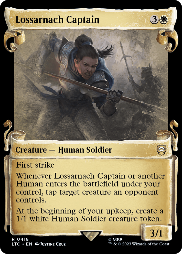 Lossarnach Captain [The Lord of the Rings: Tales of Middle-Earth Commander Showcase Scrolls] | Exor Games New Glasgow