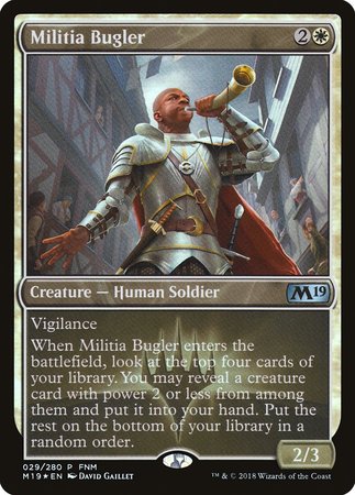 Militia Bugler [Core Set 2019 Promos] | Exor Games New Glasgow