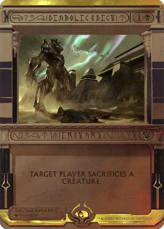 Diabolic Edict [Amonkhet Invocations] | Exor Games New Glasgow