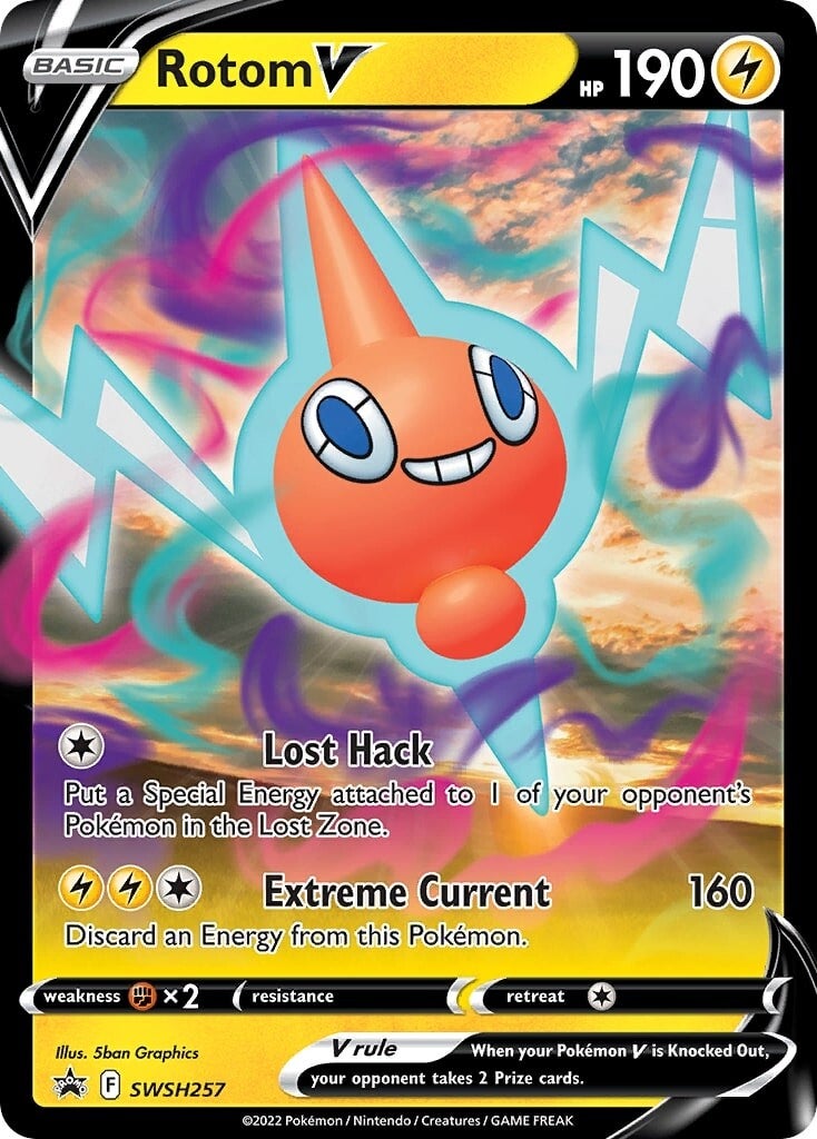 Rotom V (SWSH257) [Sword & Shield: Black Star Promos] | Exor Games New Glasgow