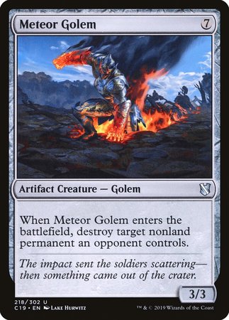 Meteor Golem [Commander 2019] | Exor Games New Glasgow