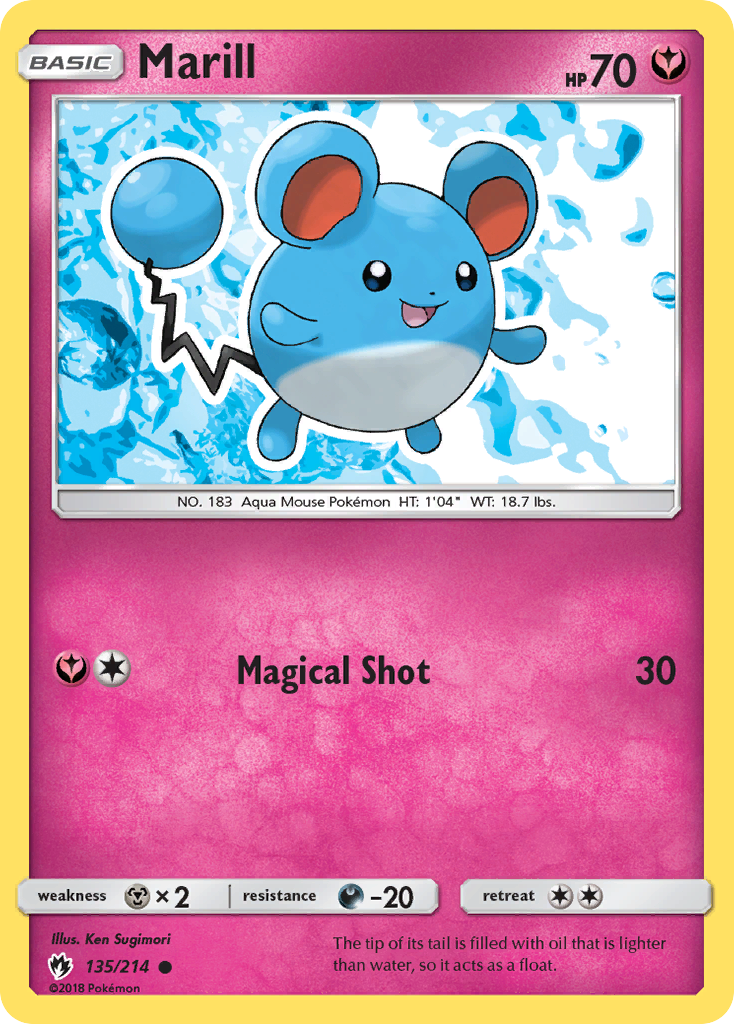 Marill (135/214) [Sun & Moon: Lost Thunder] | Exor Games New Glasgow
