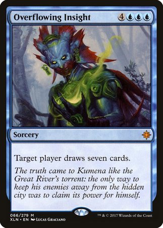 Overflowing Insight [Ixalan] | Exor Games New Glasgow