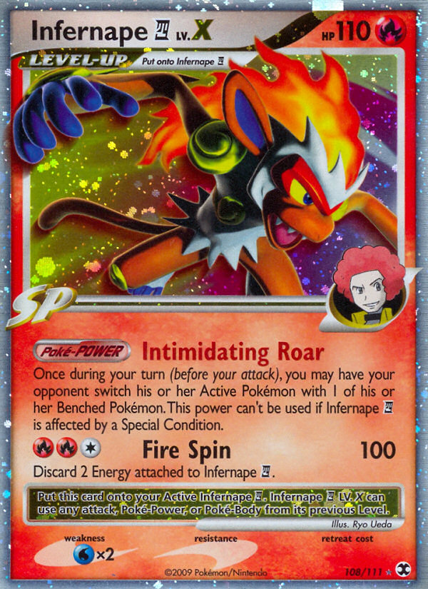 Infernape LV.X (108/111) [Platinum: Rising Rivals] | Exor Games New Glasgow