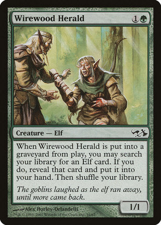 Wirewood Herald [Duel Decks: Elves vs. Goblins] | Exor Games New Glasgow