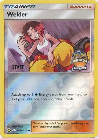 Welder (189a/214) (Regional Championship Promo Staff) [Sun & Moon: Unbroken Bonds] | Exor Games New Glasgow