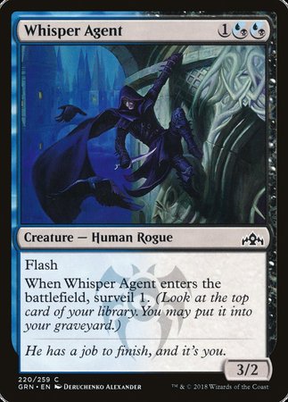 Whisper Agent [Guilds of Ravnica] | Exor Games New Glasgow