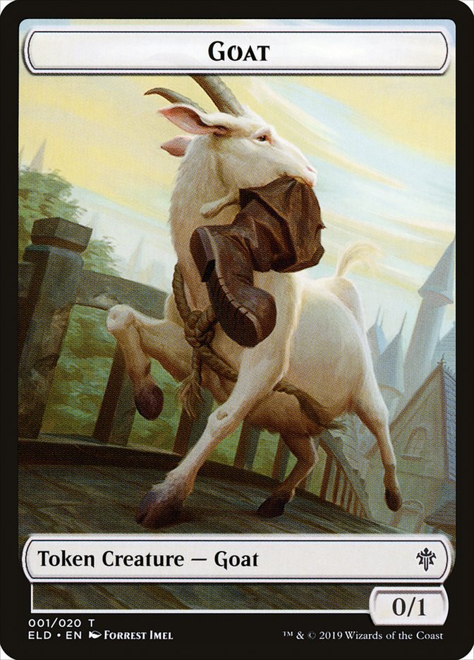 Goat [Throne of Eldraine Tokens] | Exor Games New Glasgow