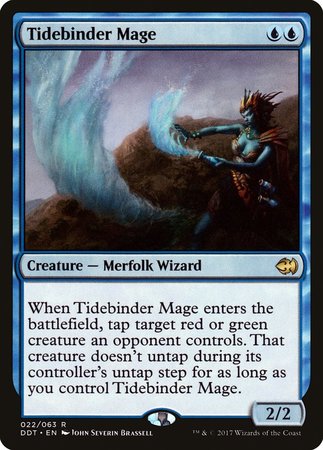 Tidebinder Mage [Duel Decks: Merfolk vs. Goblins] | Exor Games New Glasgow