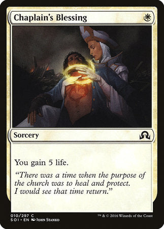 Chaplain's Blessing [Shadows over Innistrad] | Exor Games New Glasgow