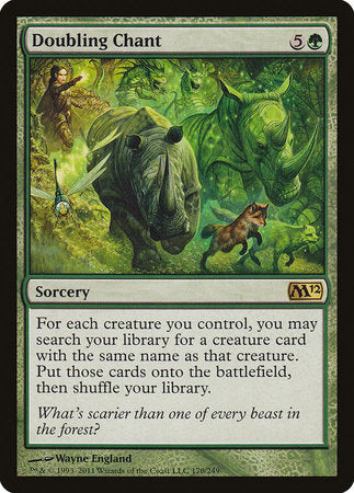 Doubling Chant [Magic 2012] | Exor Games New Glasgow