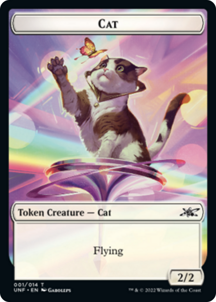 Cat // Treasure (12) Double-sided Token [Unfinity Tokens] | Exor Games New Glasgow