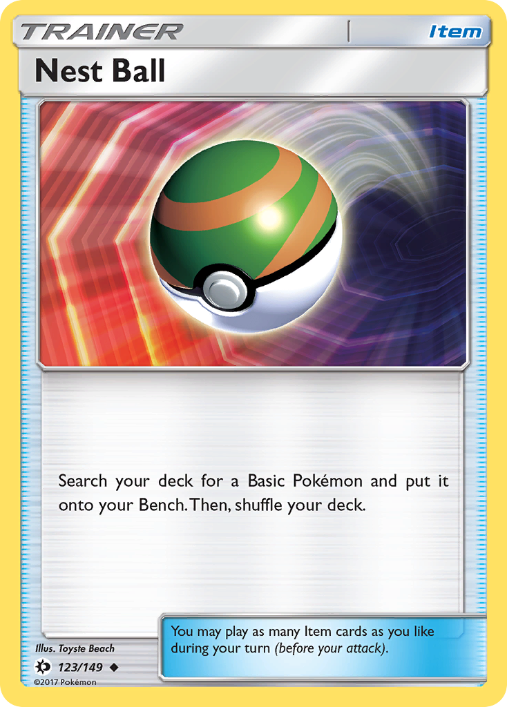 Nest Ball (123/149) [Sun & Moon: Base Set] | Exor Games New Glasgow