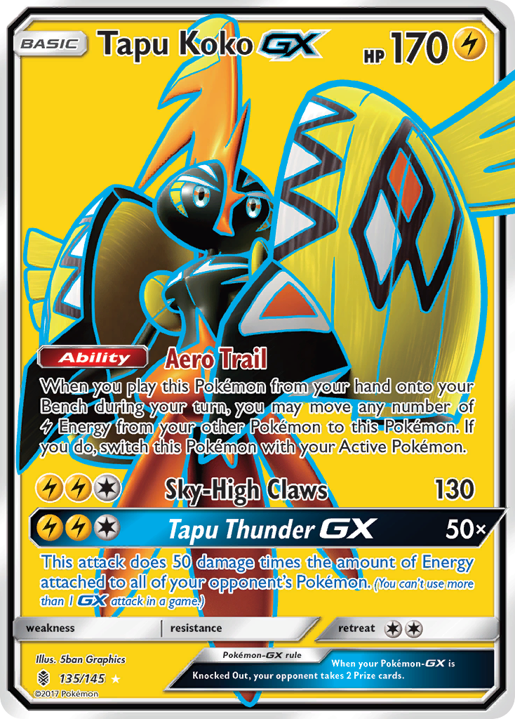 Tapu Koko GX (135/145) [Sun & Moon: Guardians Rising] | Exor Games New Glasgow