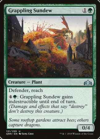 Grappling Sundew [Guilds of Ravnica] | Exor Games New Glasgow