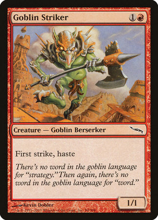 Goblin Striker [Mirrodin] | Exor Games New Glasgow